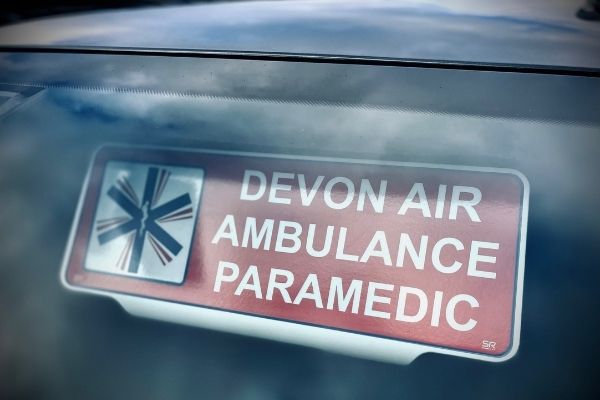 Devon Air Ambulance VRS car identification